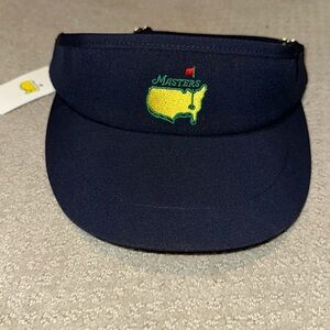 New! Masters Navy Blue Visor with Iconic Logo